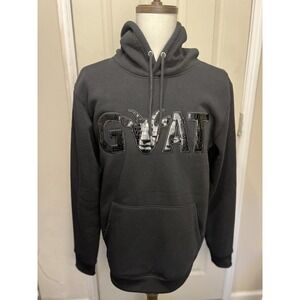 Goat Hoodie‎ Made By Black Pike #23 Black With Patent Leather Look Lettering